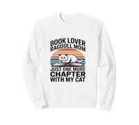 Book Lover Ragdoll Mamá Solo Un Capítulo Más con Mi Gato Sudadera