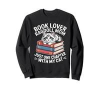 Book Lover Ragdoll Mamá Solo Un Capítulo Más con Mi Gato Sudadera