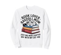 Book Lover Ragdoll Mamá Solo Un Capítulo Más con Mi Gato Sudadera