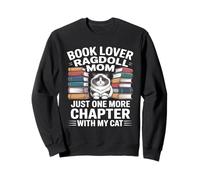 Book Lover Ragdoll Mamá Solo Un Capítulo Más con Mi Gato Sudadera