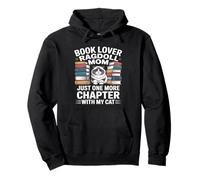 Book Lover Ragdoll Mamá Solo Un Capítulo Más con Mi Gato Sudadera con Capucha