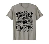 Book Lover Siamese Mom Solo Un Capítulo Más con Mi Gato Camiseta