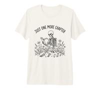 Book Lover Un capítulo más Floral Dark Academia Camiseta Premium