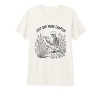 Book Lover Un capítulo más Floral Dark Academia Camiseta Premium