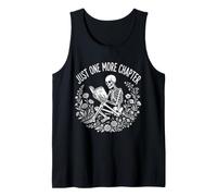 Book Lover Un capítulo más Floral Dark Academia Camiseta sin Mangas
