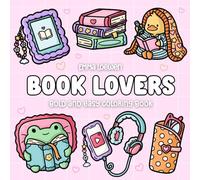 Book Lovers: Bold and Easy Coloring Book for Cozy Reading Girlies