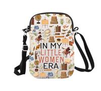 Book Lovers Gift Bookworm Little Women Merch in My Little Women Era - Bolsa de maquillaje, Mujer Era Cr Eu, Bolsa de cosméticos con impresión