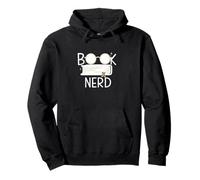 Book Nerd Reading Aesthetic Minimal Graphic Sudadera con Capucha