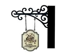 Book Nook Decor, Book Lover Sign Hangable Sign - Accesorios para lector de librerías Pared Arte en el hogar Halloween Decoración Men Women Librarian