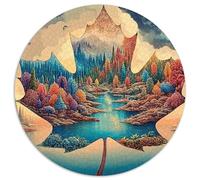 Book of Autumn 1000 Piezas Rompecabezas Redondo Rompecabezas Redondo De Puzzle 1000 Piezas Book of Autumn Para Adultos Y Niños Rompecabezas Redondo Intelectual Desafío Para Niños Adultos 1000pcs (67.5