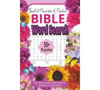 Book of Proverbs & Psalms Bible Word Search:Uplifting Word Find Puzzles for Adults and Teens: 50+ Puzzles, 110 paged, 6x9 inches