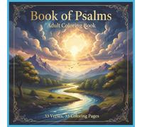 Book of Psalms Adult Coloring Book: 33 Verses, 33 Coloring Pages - Book of Psalms Bible Coloring Book for Adults