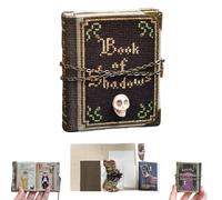 Book of Shadows Halloween Stitch Along, Halloween DIY Handmade Embroidery Sewing Kit, Suitable for Beginners(1pcs)
