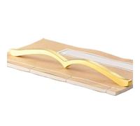 Book Page Holder, 24 x 2.2 x 1 cm Portable Hands Free Brass Bookmark, Weighted Page Clip Reader Accessory For Students Writers Musicians Cookbook Notebook Textbook Reading Study Travel Use