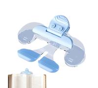 Book Page Holder - Transparent Light Up Book Opener Holder Binder Clip