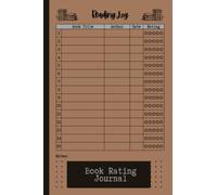 Book Rating Journal: Reading Log and Book Tracker
