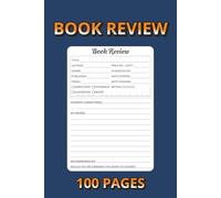Book Review Journal: 6×9 in Reading Log with 100 Pages to Record Reviews, Thoughts, and Favorite Quotes