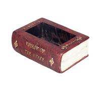 Book Shaped Decorative Planter, Vintage Book Shaped Decorative Planter, Resin Literary Flower Pot, Creative Floral Vase for Garden and Home Decor, Unique Book Lover's Flowerpot for Landscape Design