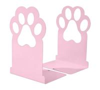 Book Shelf Holder - 2 Pieces Cute Iron Cat Paw Stopper | Modern Book Ends For Desk | For Bedroom Nursery School Classroom Student Teacher Bookworm Birthday Party Favors