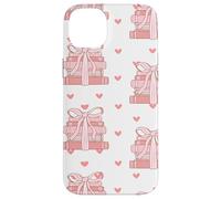 Book Stack Coquette Pink Bows Bookish Girl Aesthetic Carcasa para iPhone 14 Plus