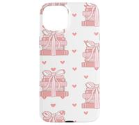 Book Stack Coquette Pink Bows Bookish Girl Aesthetic Carcasa para iPhone 15 Plus