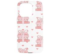 Book Stack Coquette Pink Bows Bookish Girl Aesthetic Carcasa para iPhone 15 Pro
