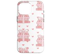 Book Stack Coquette Pink Bows Bookish Girl Aesthetic Carcasa para iPhone 16 Pro MAX
