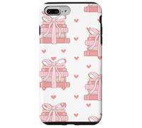 Book Stack Coquette Pink Bows Bookish Girl Aesthetic Carcasa para iPhone 7 Plus/8 Plus