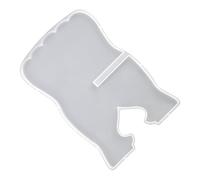 Book Stand Silicone Resin Mold, 2-Piece Set for DIY Music Stand, 11.81x7.87x0.35 Inch Epoxy Reading Rack, Quran Bookshelf Casting Tool, Artistic Style with Flexible Build, Decor for Home Office