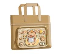 Book Tote Bag, Animal Document Pouch, 13.78x10.63 inches Large Capacity Carrier, Waterproof Zipper Closure, Lightweight Design, Perfect for Teens, Kids, School, Travel, Shopping, Beach, Picnic