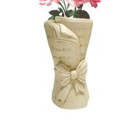 Book Vase - Book Vase Shaped Vases Cute For Flowers, Acrylic Book's Shaped For Flowers For Home Living Room Dining Room Bedroom Desk Entrance TV Cabinet Bookshelf Windowsill Mantel Nightstand Women