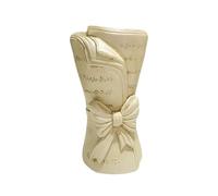 Book Vase - Resin Mini Flower Holder Home Decor | Modern Decorative Vase for Living Room, Dining Room and Bedroom, Desk Bookshelf with Minimalists Resin Design, Flower Display for Nightstand