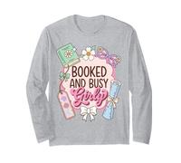 Booked and Busy Girly Reader Book Lover Manga Larga