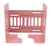 Bookends retráctiles: diseño telescópico Ajustable, Soporte de Libro Estable y Resistente para Almacenamiento eficiente de Escritorio, para Uso en la Escuela en casa (Rosa)