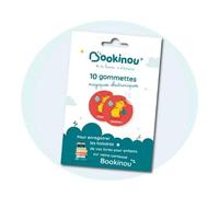 BOOKINOU - 10 gomas adicionales - Crea la historia de audio de los libros de tus hijos con tu voz - Niños de 2 a 7 años (10 gomets) (10 gomas adicionales)