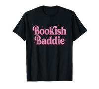 Bookish Baddie Design - Camiseta literaria Divertida para Mujer Camiseta
