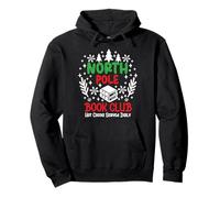 Bookish Christmas North Pole Book Club Hot Cocoa Reading Era Sudadera con Capucha