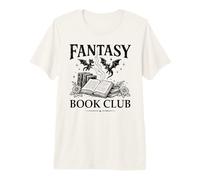 Bookish Fantasy Book Club Dragon & Books In My Romantasy Era Camiseta Premium