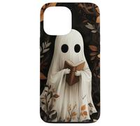 Bookish Ghost - Lectura de fantasma lindo y espeluznante estilo oscuro Carcasa para iPhone 13 Pro Max