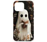 Bookish Ghost - Lectura de fantasma lindo y espeluznante estilo oscuro Carcasa para iPhone 16 Pro Max