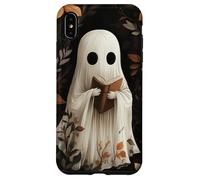 Bookish Ghost - Lectura de fantasma lindo y espeluznante estilo oscuro Carcasa para iPhone XS Max