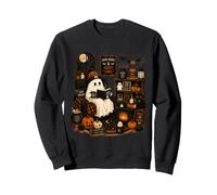 Bookish Ghost Reading Ghost Stories, Amante del café, hogar Acogedor Sudadera