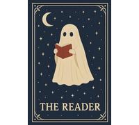 Bookish Gift for Women and Men: Book Lover The Reader Journal Cute Tarot Ghost Bookworm Notebook