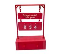 Bookish Gift Mostrador de Libros Colgante con cajón de Almacenamiento Rastreadores de Lectura Compactos Biblioteca del hogar Decoraciones de Compartimento de Almacenamiento de Adornos