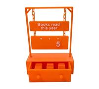 Bookish Gift Mostrador de Libros Colgante con cajón de Almacenamiento Rastreadores de Lectura Compactos Biblioteca del hogar Decoraciones de Compartimento de Almacenamiento de Adornos