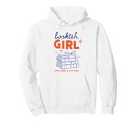 Bookish Girl Café Libros Lectura Amante Arco Libro Club Arte Sudadera con Capucha