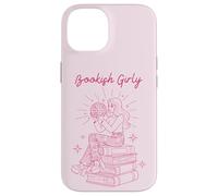 Bookish Girly Retro Lectura Estética Carcasa para iPhone 14