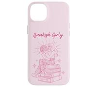 Bookish Girly Retro Lectura Estética Carcasa para iPhone 14 Plus