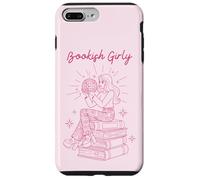 Bookish Girly Retro Lectura Estética Carcasa para iPhone 7 Plus/8 Plus