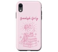 Bookish Girly Retro Lectura Estética Carcasa para iPhone XR